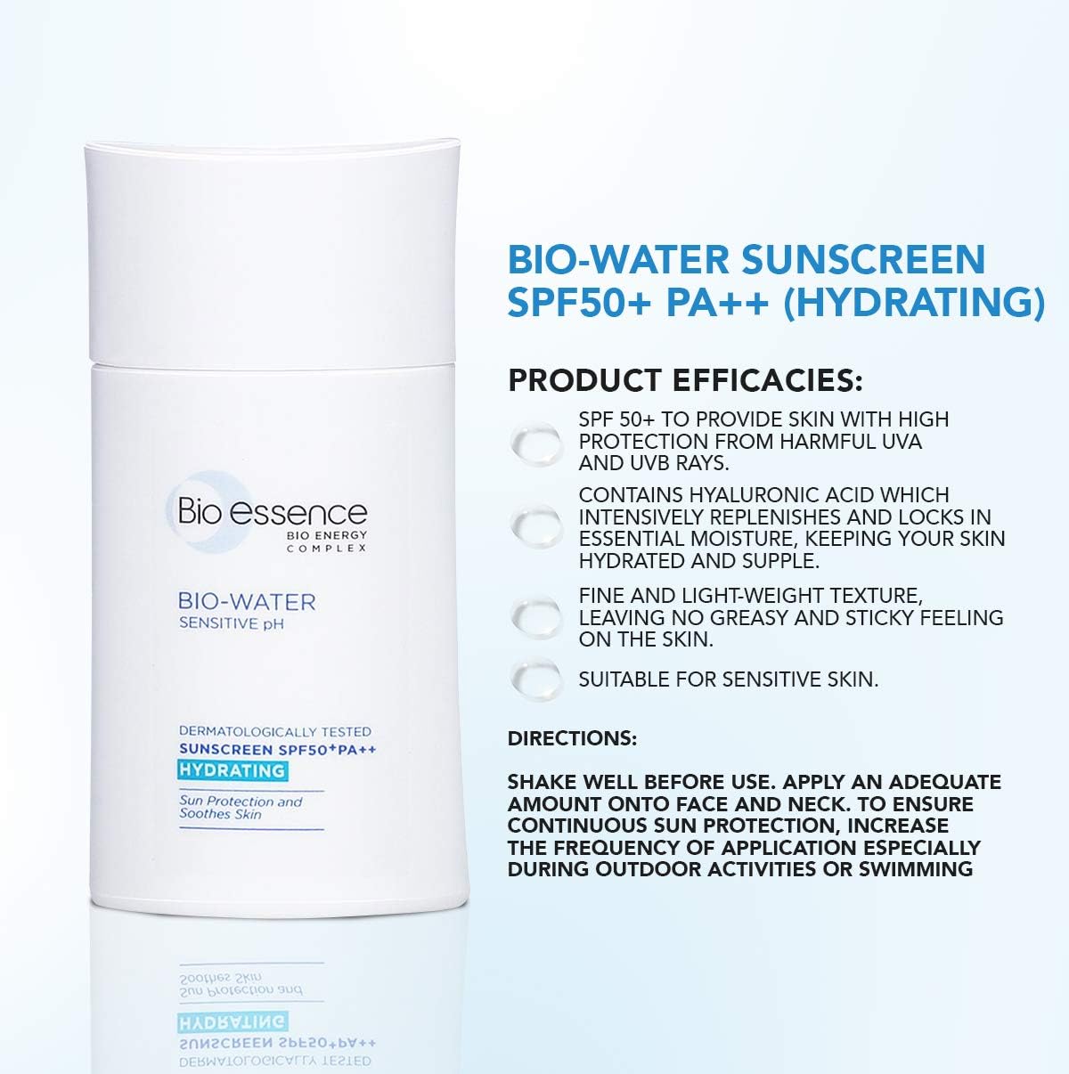 bio essence sunscreen moisturizing cream