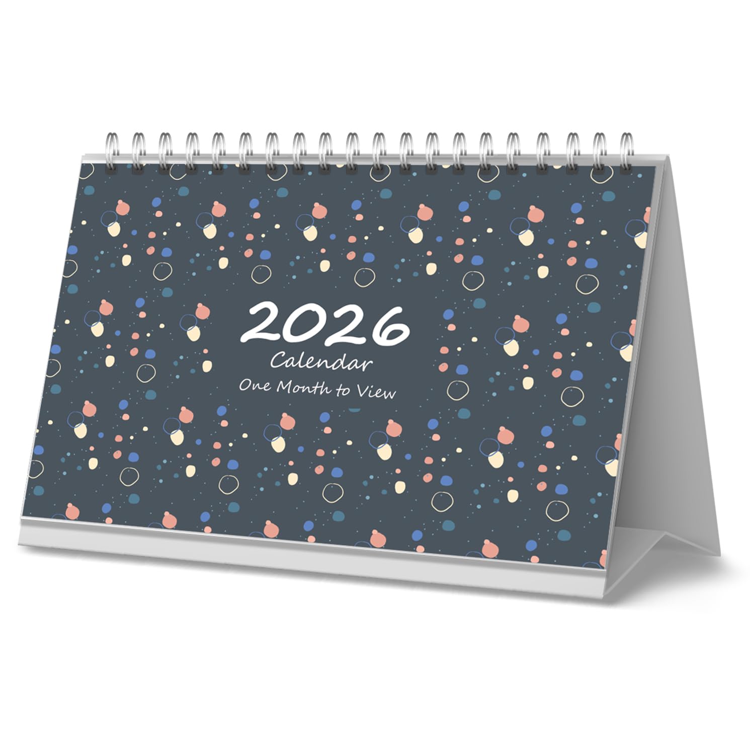 2026 One Month to View UK Stand Alone Desk Office Table Calendar, School Year Planner, Runs From 1st-Jan 2026 to Dec 2026 by Arpan