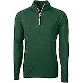 Cutter & Buck Mens Adapt Eco Knit Stretch Recycled Mens Quarter Zip Pullover