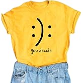 BLACKMYTH Women's T-Shirts Cotton Funny Graphic Design Casual Short Sleeve Top Tees