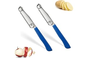 2 Pcs 3-in-1 Multifunctional Quick Slicing Knife, with Removable Spring, Kitchen Household Stainless Steel Fruit & Vegetable 