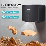 AIKE AK2630S Air Wiper Compact Hand Dryer 1400W 220V Black Plug & Go view 3