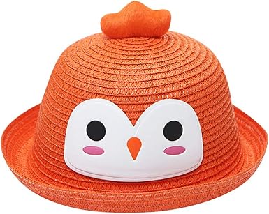 orange baby hat