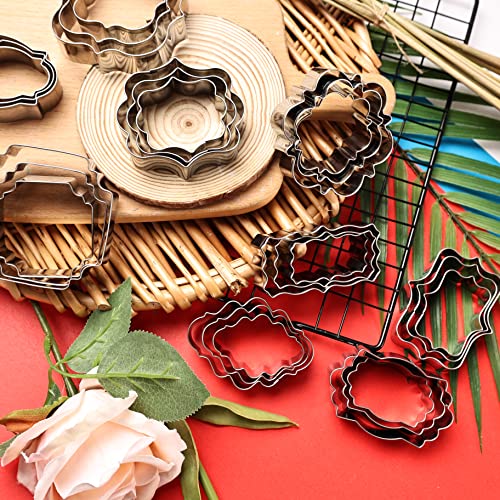 Plaque Frame Cookie Cutters Set Different Frames Plaque and Tiles