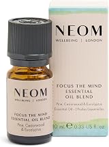 Neom Focus The Mind Essential Oil Blend 10ml Pine Cedarwood Eucalyptus
