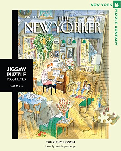 New York Puzzle Company - New Yorker The Piano Lesson - 1000 Piece Jigsaw Puzzle