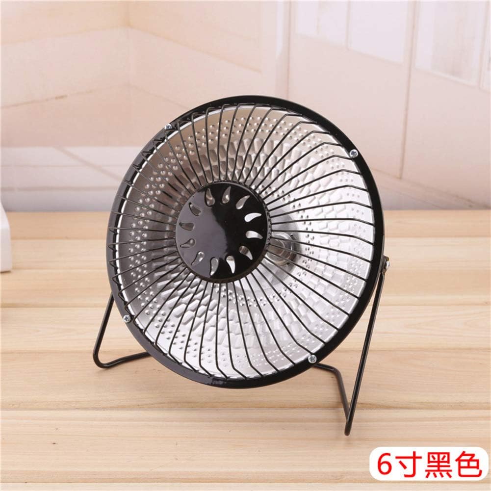 QTQZ Dish Heater,Desktop Saving Energy Electric Heater Fan for Home Space heaters for Office-Black