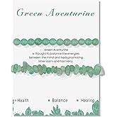 Healing Crystal Bracelets for Women 2 PCS 6mm Natural Stone Bracelet Stretch Crystal Beaded Bracelets Handmade Gemstone Bracelet Jewelry Gifts Christmas Gifts for Women Girls