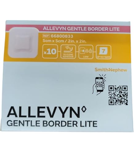 Pansements Allevyn Heel – 5 Unités – Hydrocellulaire – Smith & Nephew – Neuf
