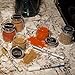 Ziggyboard Chalkboard for Small Spice Jar size Labels with Chalk Marker fit Libbey 4 1/2 Ounce (White, Extra Fine Tip 1/2mm Chalk Marker)