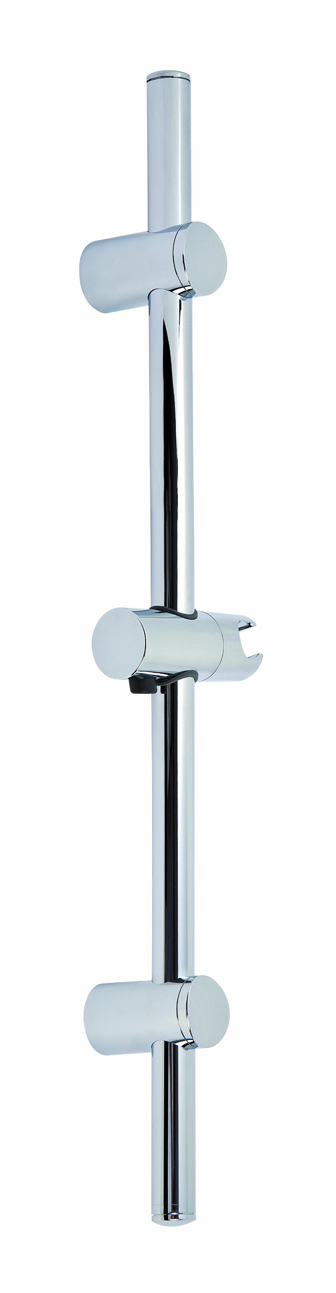 ADOB wall bar 115 cm chrome-plated stainless steel with variable wall holders, 40241