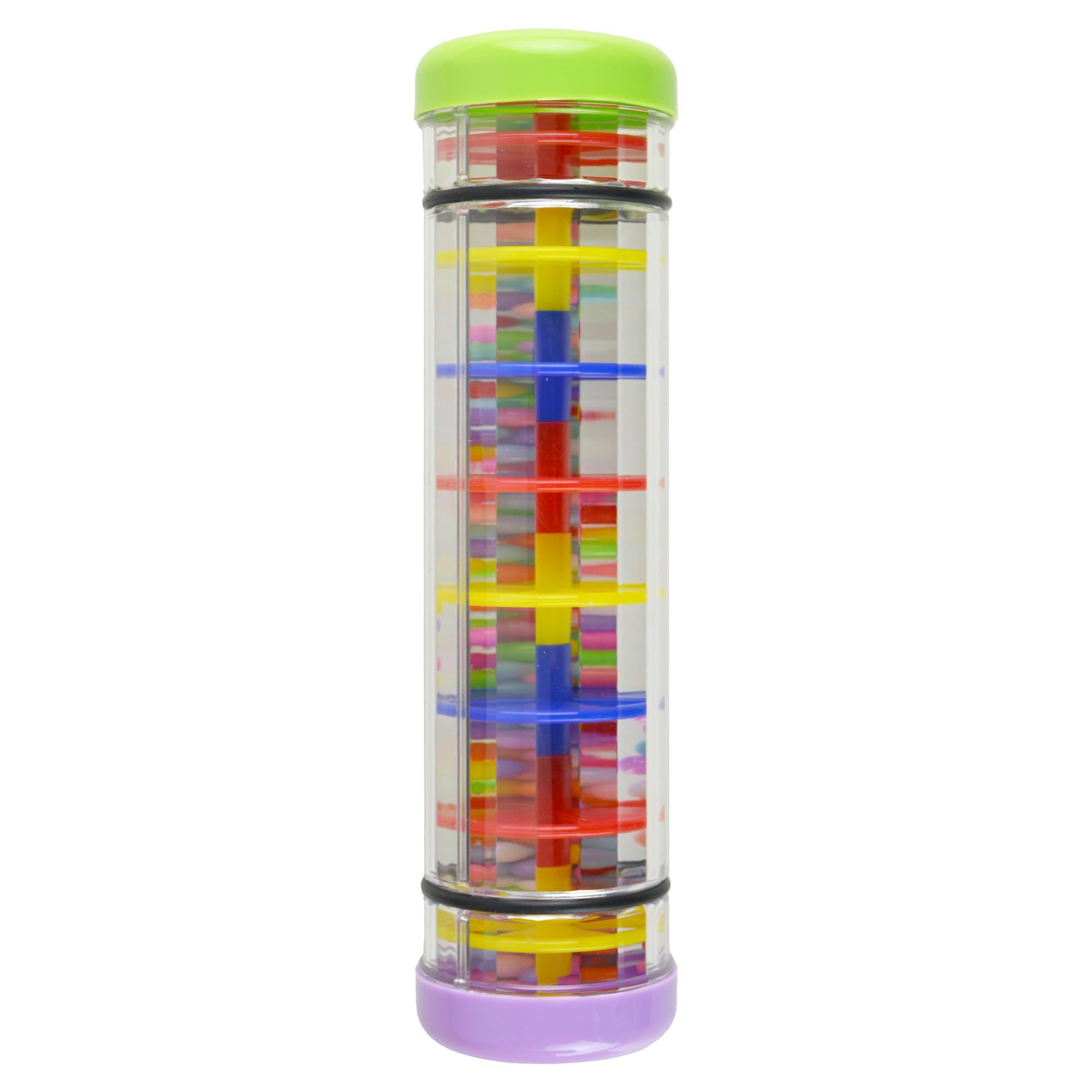 A-Star Colourful Rainmaker Plastic Rain Stick Rattle Tube Rainmaker - 20cm