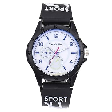 12shage Reloj De Silicona para Hombres Frontier Classic Sports ...