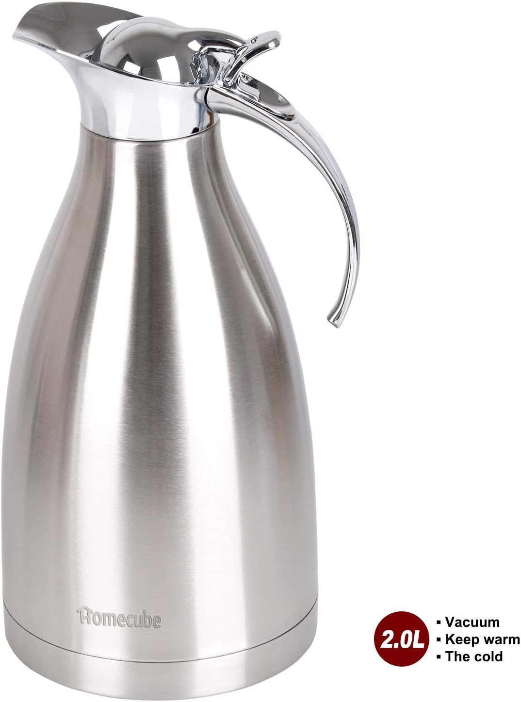 Pichet isotherme en acier inoxydable certifié LFGB (vente en gros
