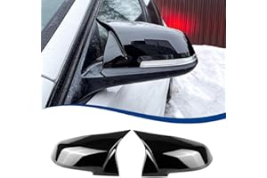 XPHAZZ Side Mirror Cover Compatible with 3-Series F30 F31 F34 / 4-Series F32 F33 F36 / 2-Series F22 F23 / 1 Series F20 X1 E84 M2 F87 (Gloss Black, F22 F30 F32 F36)