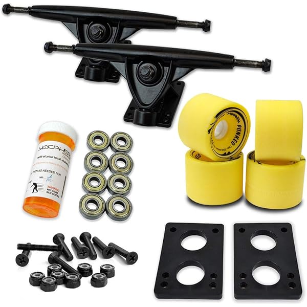Core 6.0 Black Longboard Trucks Wheels Package Bigfoot 70mm Pathfinders Blue