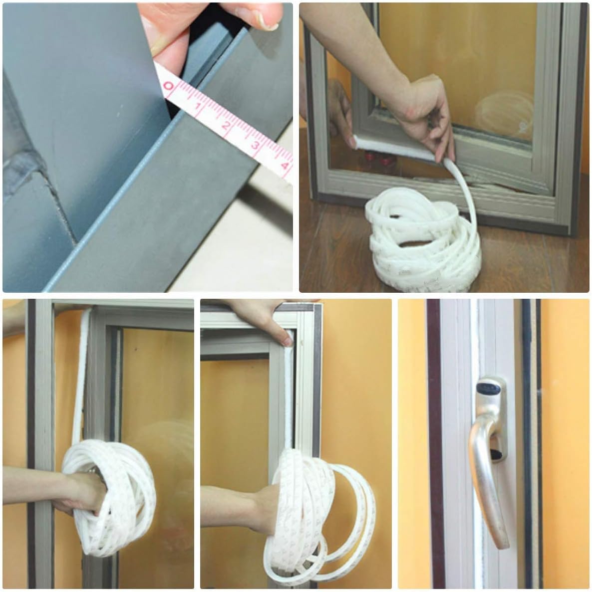 Draught Excluder Foam Tape, Self Adhesive Foam Tape Window Door Draught