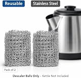 SISI UK 2x Stainless Steel Kettle Descaler Balls Descaler Limescale Remover view 2