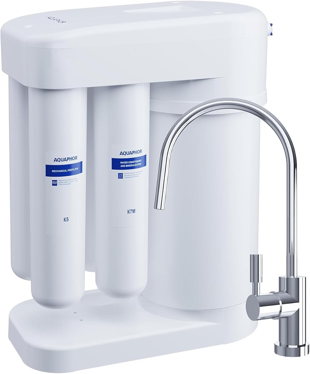 Aquaphor RO-101S Compact Under Sink Reverse Osmosis Water Filter System