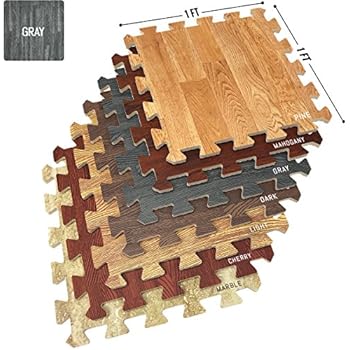 Amazon Com Sorbus Marble Floor Mats Foam Interlocking Marble