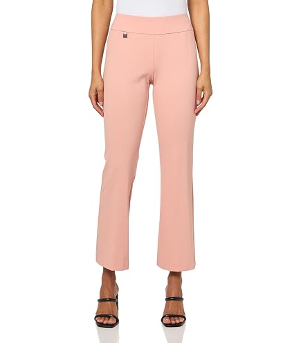 SLIM-SATION Drawstring Elastic Waist Slash Pocket Crop Pant