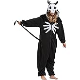 MORNINGFLY Adult mythical creature Wendigo Onesie Costume Pajamas,Halloween Christmas Wendigo Onesie Pajamas