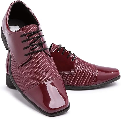 sapato social vermelho feminino