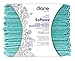 Fromm Softees Microfiber Salon Hair Towels for Hairstylists, Barbers, Spa, Gym in Aqua, 16