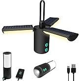 JINHODY Camping Lantern, 8000mAh Rechargeable, LED Lantern for Power Outages, 4000LM Solar Lantern Camping Lights for Hanging