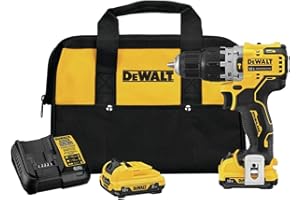 DEWALT 12V MAX Xtreme Compact Hammer Drill/Driver Kit 3/8 in. Brushless, 2 Speed, Lightweight (Not Compatible with 20V Tools)
