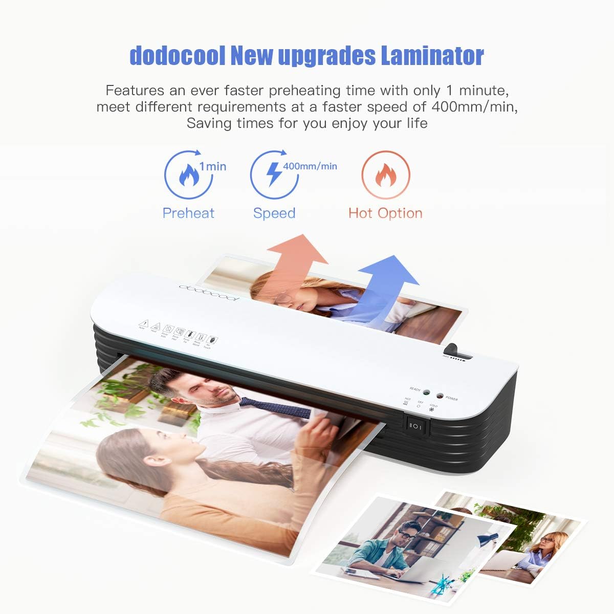 dodocool A4 Laminator Set, 4 in 1 A5 A6 Portable Thermal Laminator, 2
