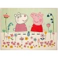 Franco Peppa Pig & Suzie Kids Room Non Slip Area Rug, 69 in x 52 in, (Official Licensed Official Product)