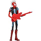 Spider-Man Marvel : Across The Spider-Verse Spider-Punk Toy, 6-Inch-Scale Action Figure with Guitar Accessory, for Kids Ages 4 and Up