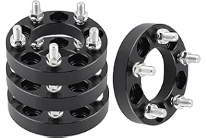 EOTH 1 inch 5x4.5 Hub Centric Wheel Spacer Compatible with TJ XJ MJ YJ KJ KK ZJ, 4PCS 5x114.3mm Forged Wheel Spacer with 1/2x