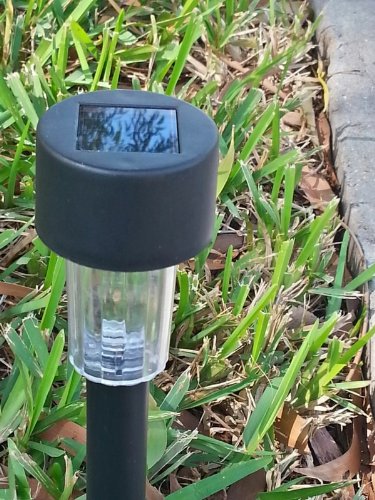 Amazon Com 24 Solar Panel Powered Garden Driveway Path Light