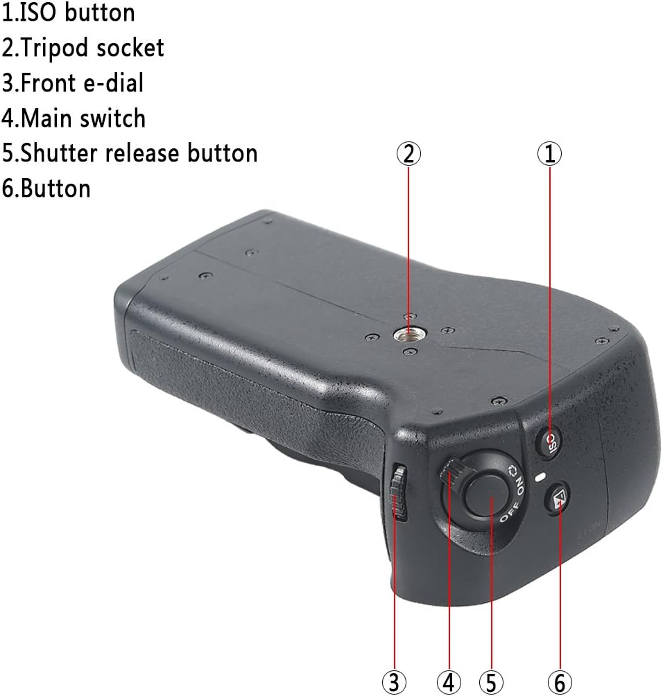 DSTE® D-BG4 DBG4 Battery grip For Pentax K-7 K-5 K7 K5 SLR Camera - Image 4