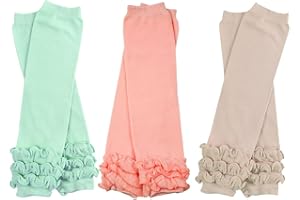 juDanzy 3 Pairs of girls baby Leg Warmers for newborn, infant, toddler, child