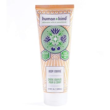 Amazon Com Human Kind Body Souffle Lightly Whipped Cream Moisturizer Is Quickly Absorbed Great For Dry Or Eczema Prone Skin Natural Vegan Skin Care 6 76 Fl Oz Tube Health Personal Care