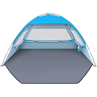 Family Beach Sun Shade Canopy Tent (Large/Blue) | StackSocial - View #2