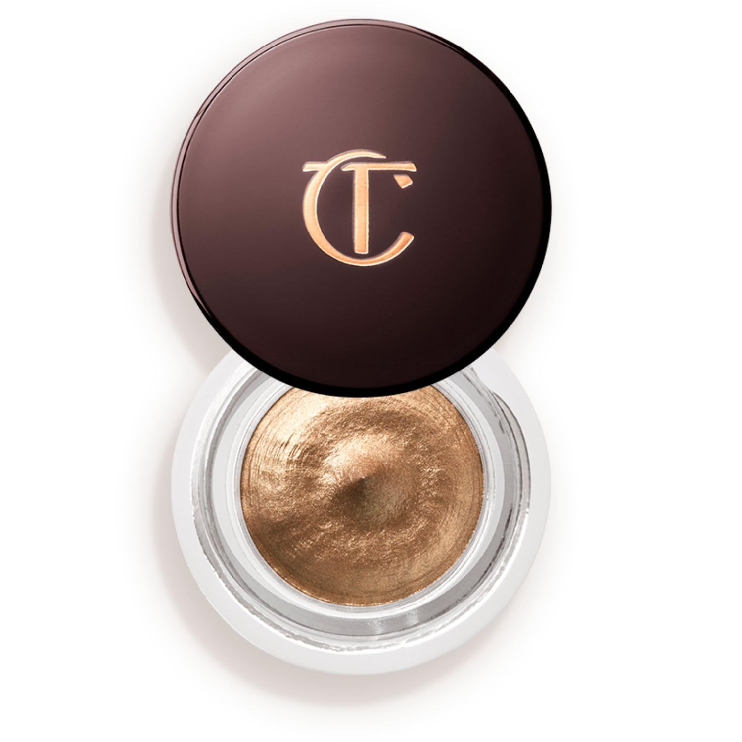 Photo 1 of Charlotte Tilbury Eyes to Mesmerize Cream Eyeshadow - Long-Lasting Single Eyeshadow - Water-Infused Metallic Formula with Vitamin E for Crease-Resistant Wear - Amber Gold (Bette)