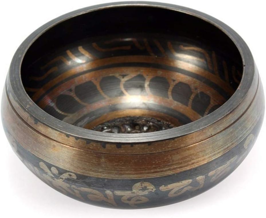 REDAPP Yoga Meditation Therapy Tibetan Relaxation Heal Buddha Singing Bowl Wood Stick 10.5cm
