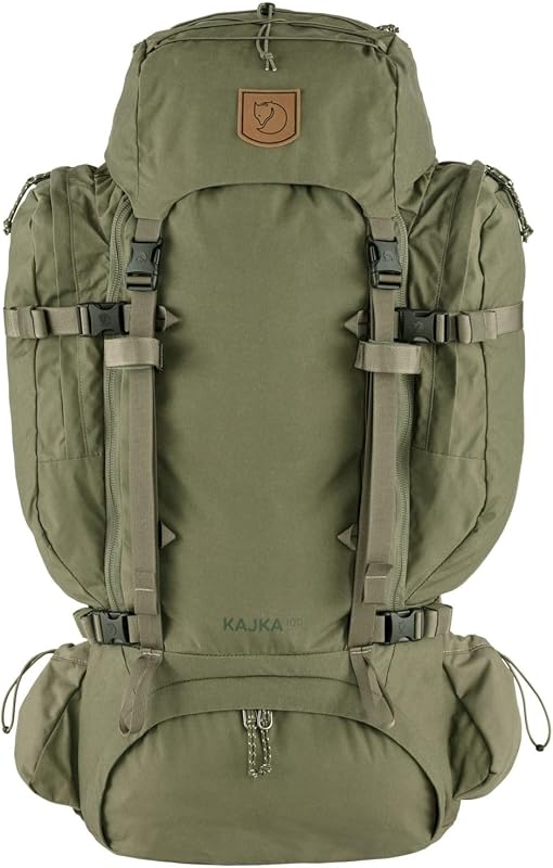 Fjallraven 23200259-620 Kajka 100 Mochila desportiva Unissex Tamanho Verde UNI