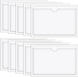 Vicloon Self Adhesive Pocket 10 Pack 10x15cm Transparent Card Sleeves