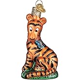 Old World Christmas Tigger Glass Blown Ornament for Christmas Tree, Handcrafted Holiday Decoration, Winnie The Pooh Collection