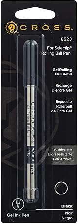 Cross Refill for Selectip Gel Roller Ball Pen Black 1 Card Pair (8523) view 7