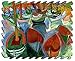 Artifact Puzzles - Raoul Dufy Boats Wooden Jigsaw Puzzle