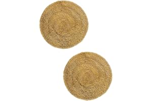 Luxshiny Teapot Loofah Pads 2pcs Coaster Heat Insulation Pad Office Effort Loofah Kung Fu Tea Tea Pot Coasters
