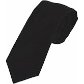 King &amp; Priory Black Velvet Necktie, Tie