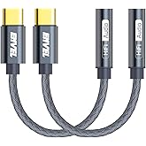 ENVEL USB C to 3.5mm Headphone Jack Adapter, 2 Pack Type C to Aux Audio Dongle Cable Cord Compatible with iPhone 16 15 Pro Ma