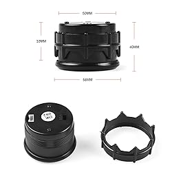 LEVANLIGHT Black 7 Color LED 1200 ℃ Pyrometer